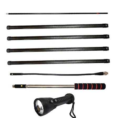 Vividia Pole Telescopic Inspection Camera, 3m Long, TVS-165 & F5 Camera WPC 300 B